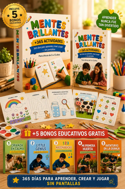 Mentes Brillantes-Kit Montessori y Recreativo